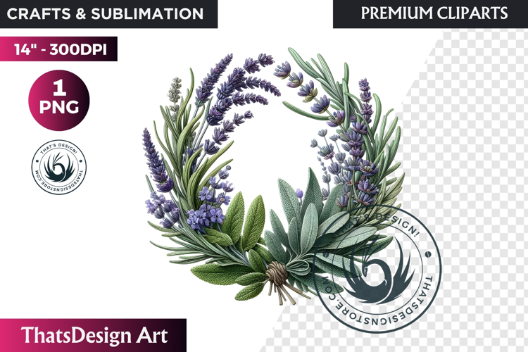 Purple Flower Clipart Image 17