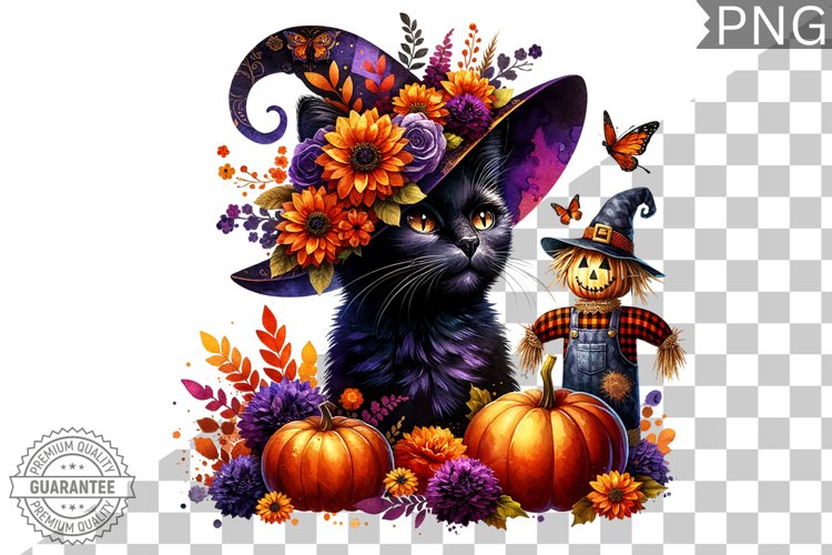 Halloween Cat Clipart Image 10