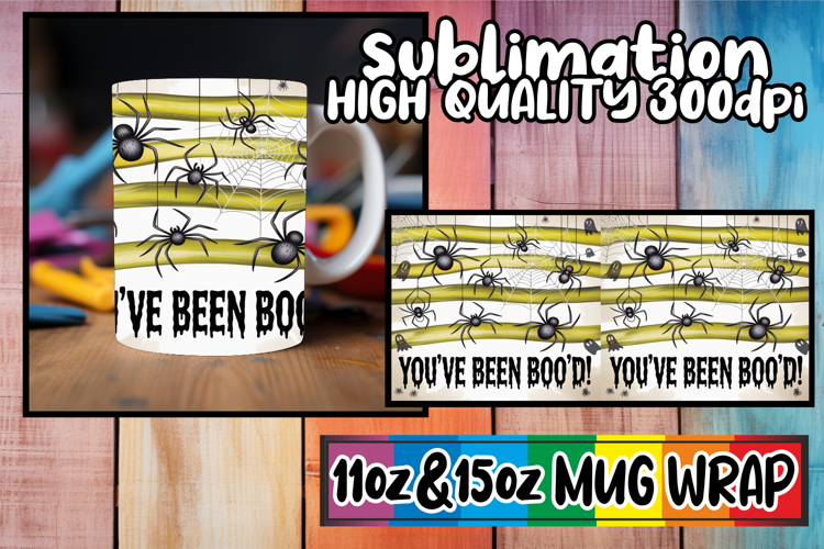Blissful adventures 11oz 15oz sublimation wrap, Halloween