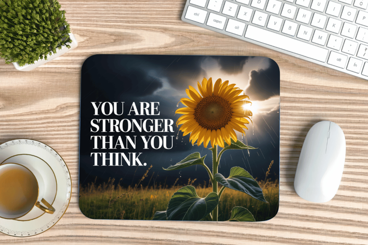 Inspirational Quotes Mouse Pad, Motivational PNG Sublimation