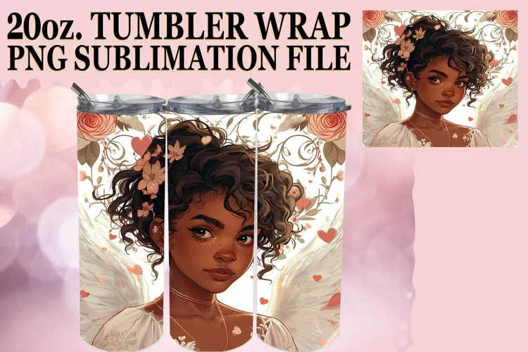 Heartfelt Love on Tumbler Wrap Sublimation