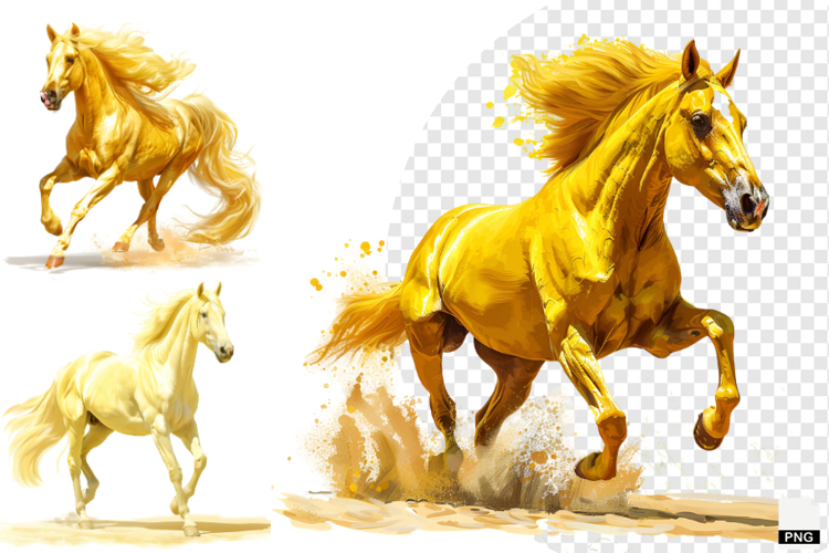 Watercolor Horse PNG