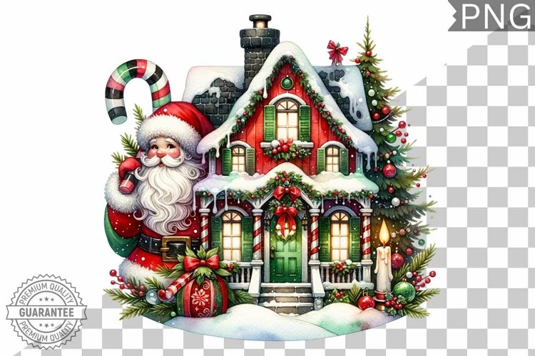 Santa Christmas Clipart Image 11