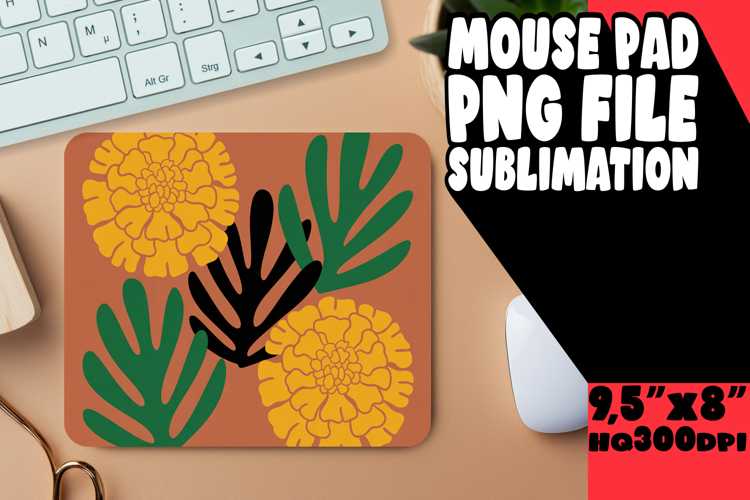 JOYFUL mouse MAT Playful Ideas, Flowers