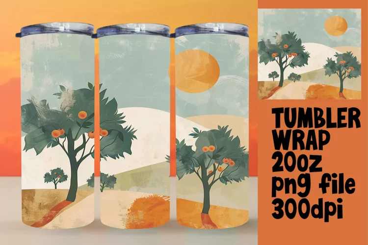 Simple Modern Boho Wrap - Tumbler Patterns 20oz
