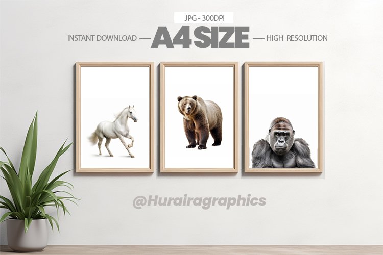 Animal Wall Art - 03 Variations example image 1