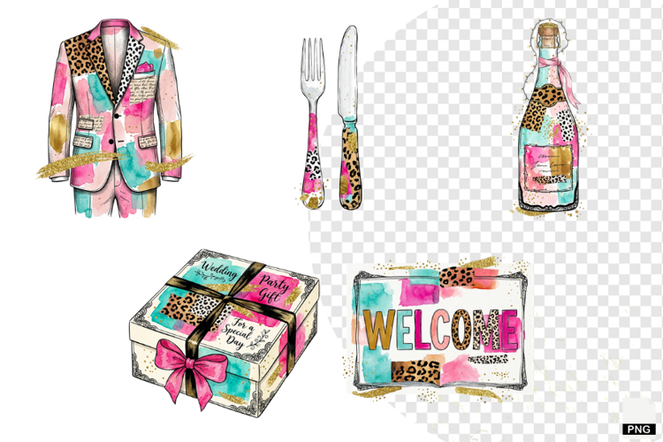 Wedding Party Clipart