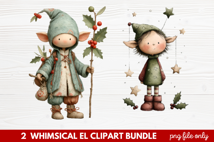 Cute Elf Clipart Image 14