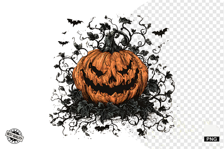 Vintage Pumpkin Clipart Image 5