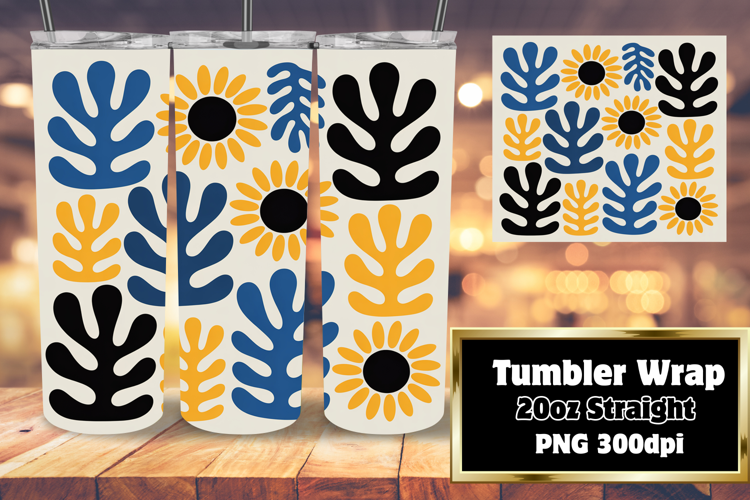 Fresh 20oz Tumbler Artwork , Flowers
