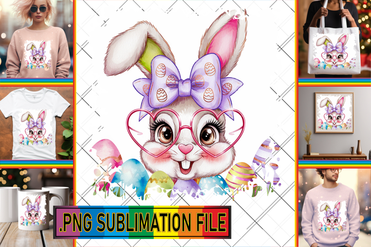 VIBRANT TSHIRT Ideas PNG, Easter Bunny