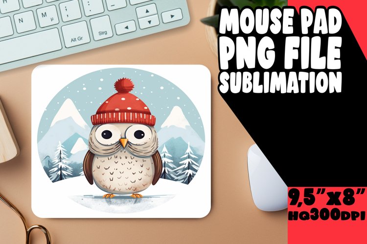 Boho Christmas Sublimation Mouse Pad Offer example image 1