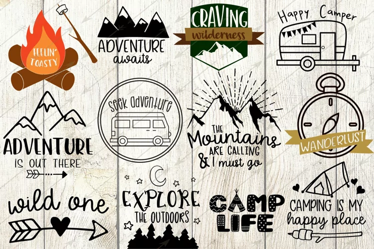 Happy Camper svg - Free Design of The Week