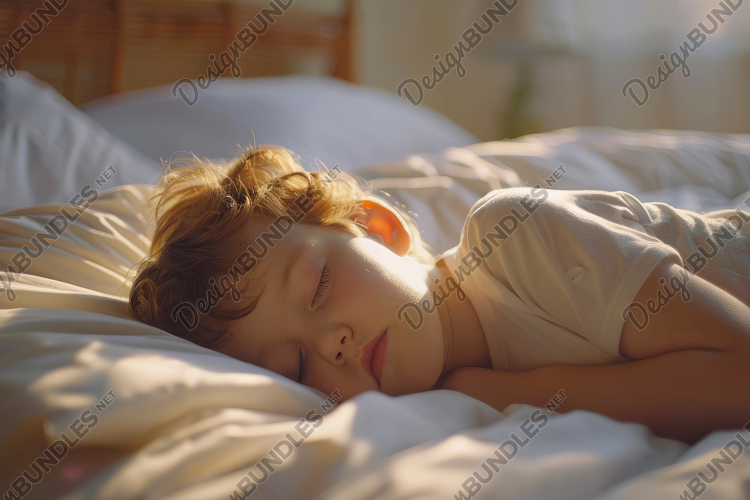 Sleeping Kid Background Wallpaper