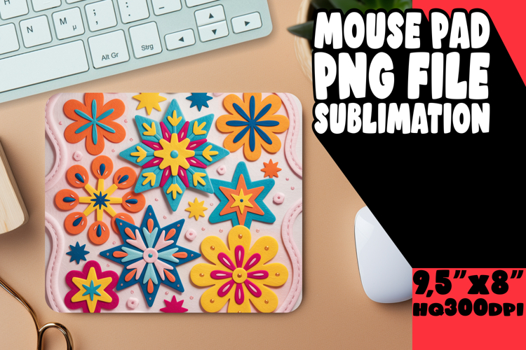 Radiant Desk Pad Sublimation Magic, Holiday