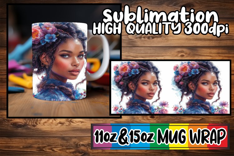 African American Woman Clipart Image 8