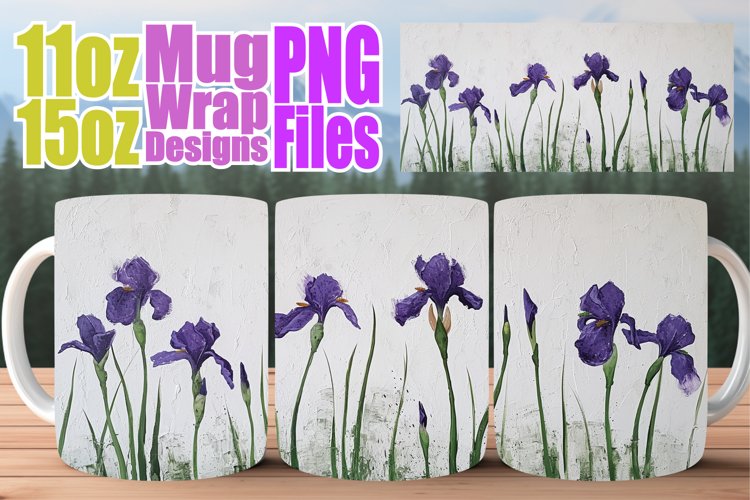 Blossom Burst Cup Wrap: Springtime Floral Elegance example image 1