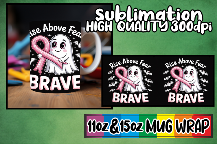 Captivating colors sublimation wrap, Ghost Cancer