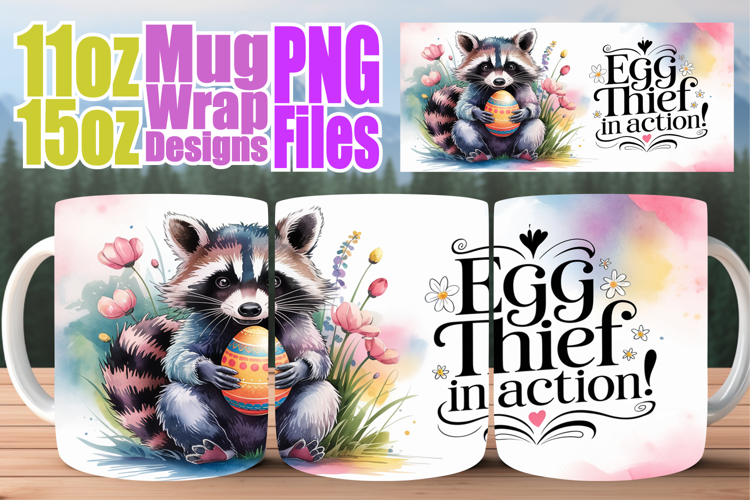 Refreshing moments sublimation mug wrap, Easter