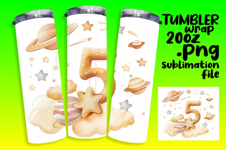 Watercolor Symphony: Sublimation Designs 20oz Tumbler