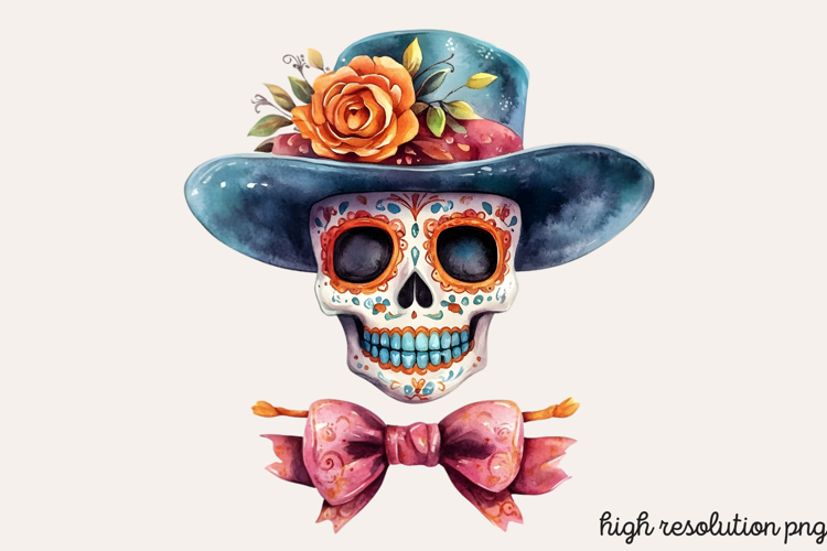 Da de Los Muertos Sublimation PNG
