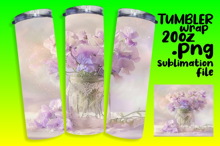Spring Symphony Sublimation Wrap: Watercolor Bliss