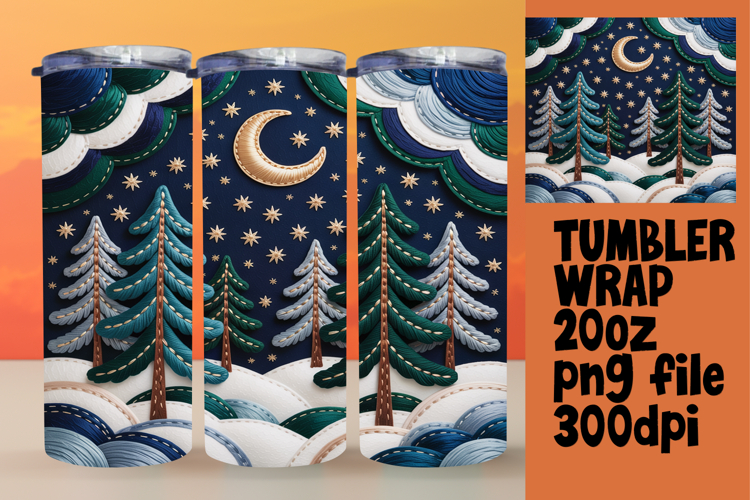 Christmas Tumbler Wrap Image 12