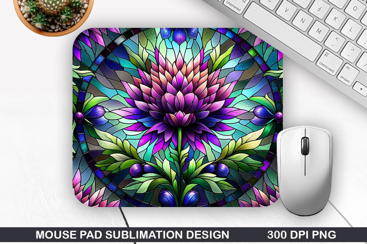 Flowers Mouse Pad Sublimation, Summer Mouse Pad PNG