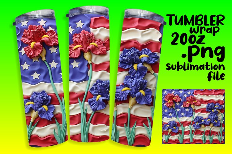 American Flag Sublimation Image 6
