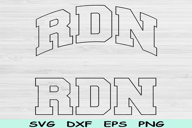 RDN Svg Cut File, RDN Png, Registered Dietitian Svg Files
