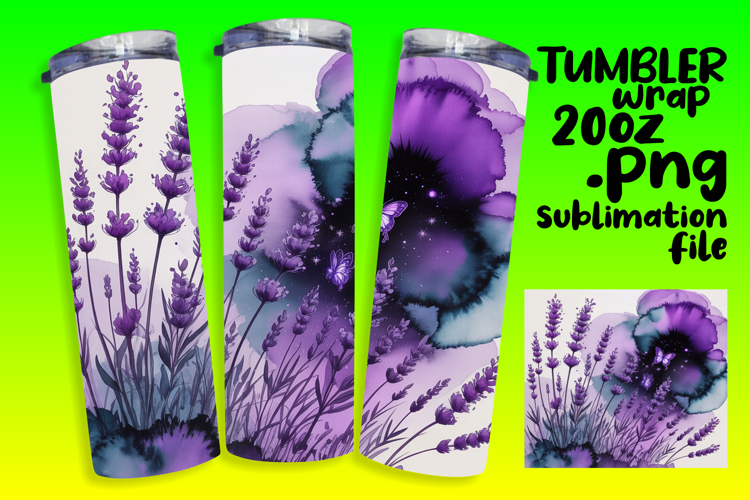 GIFT-WORTHY 20oz Tumbler Template , Flowers