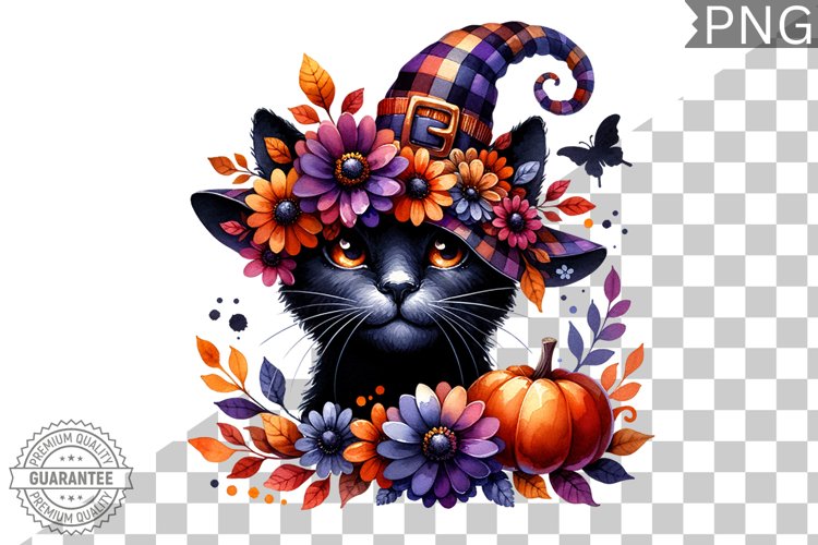 Halloween Cat Clipart Image 9
