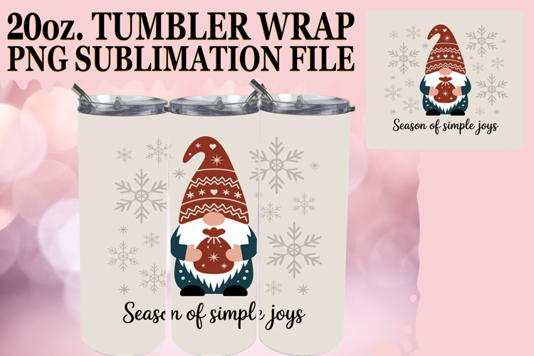 Christmas Tumbler Wrap Image 14