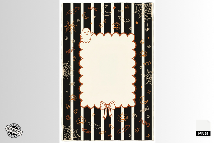 Whimsy Halloween Frames Clipart