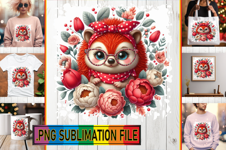 Joyful PNG Designs for Gifts, Cute Animals