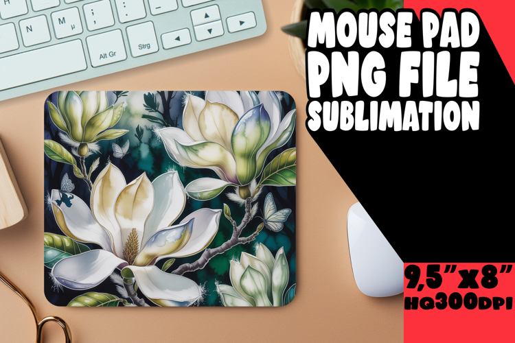 COZY mouse pad Inspirational Art, Flowers