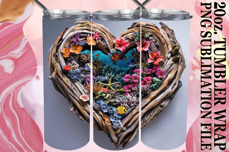 Heartwood Haven: Landscape Tumbler example image 1