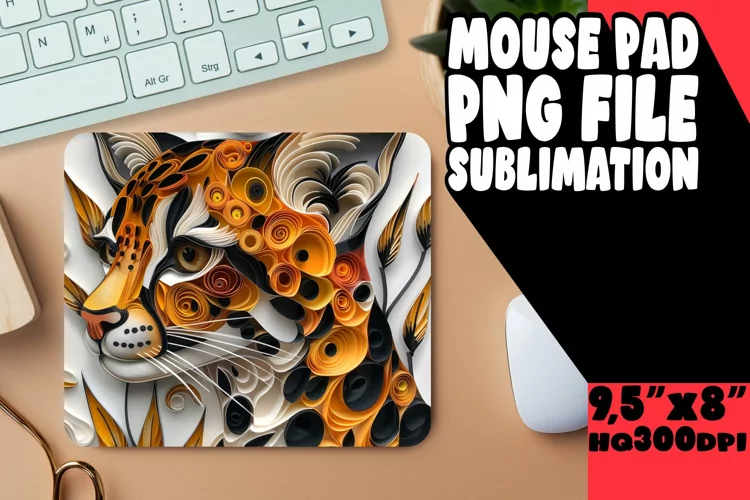 Whisker Wonderland 3D Sublimation Mouse Pad - Cat Lover