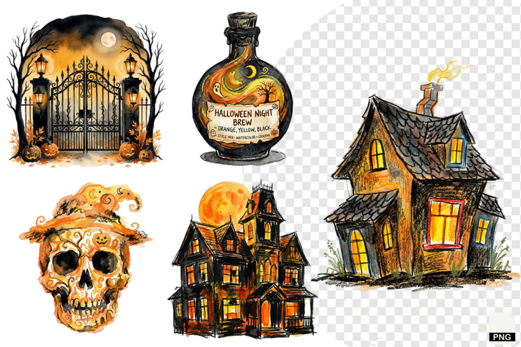 Creepy Night Clipart