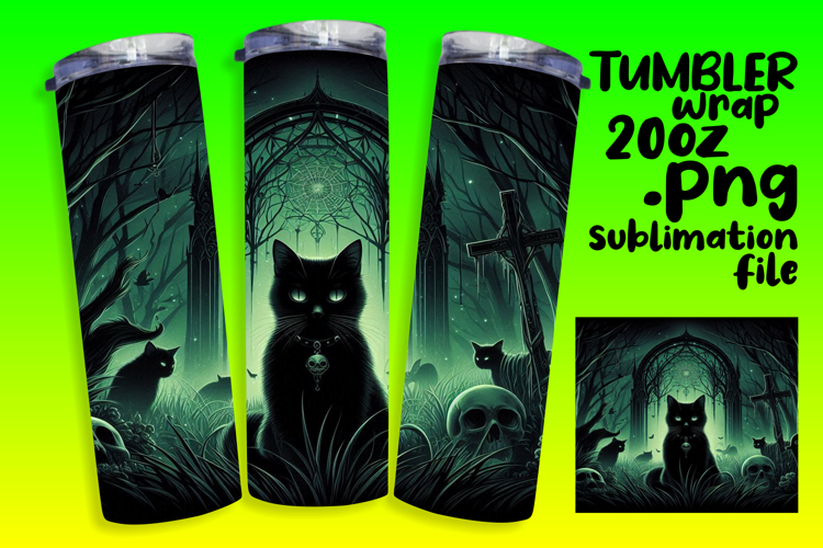 RICH 20oz Tumbler Template for Gifts , Horror Halloween