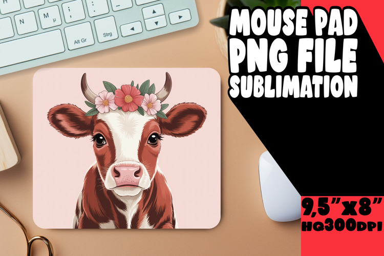 cheerful mouse pad Inspirational PNG, Valenines Animals