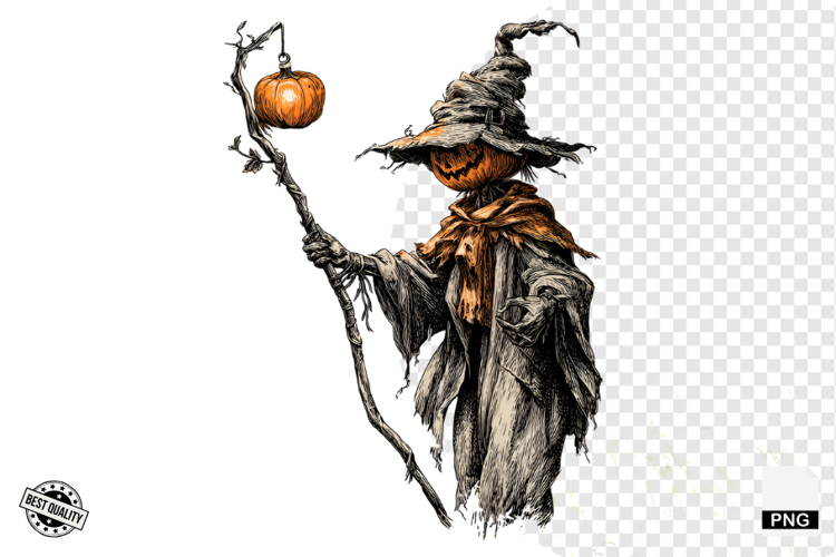 Vintage Pumpkin Clipart Image 4