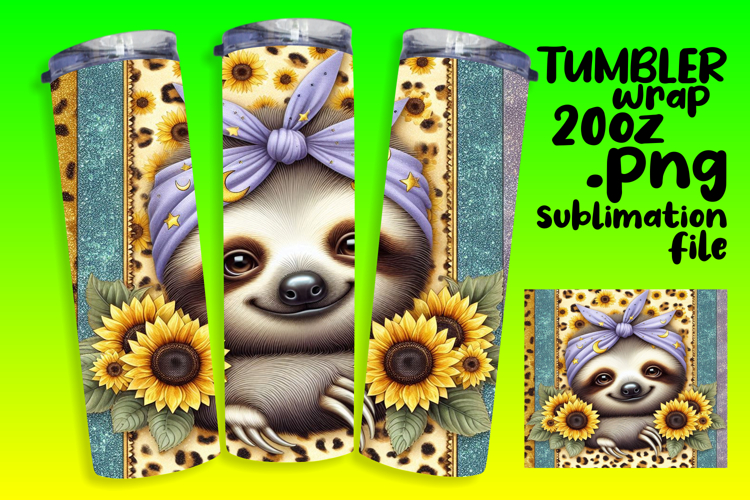 CLASSY PNG Tumbler Design 20oz , Cute Animals
