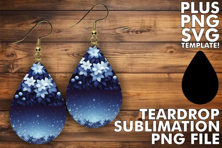 Trendy Teardrop Earrings PNG, Leopard Prints