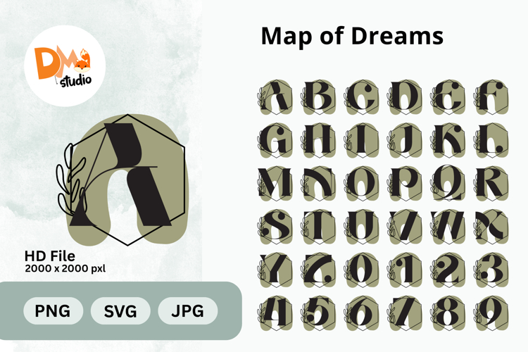 Map of Dreams Monogram