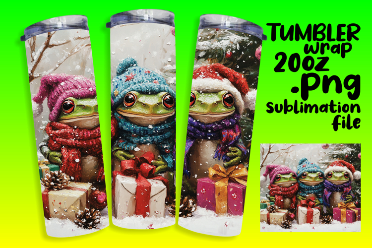 FRESH 20oz Tumbler PNG Design , Cute Xmas