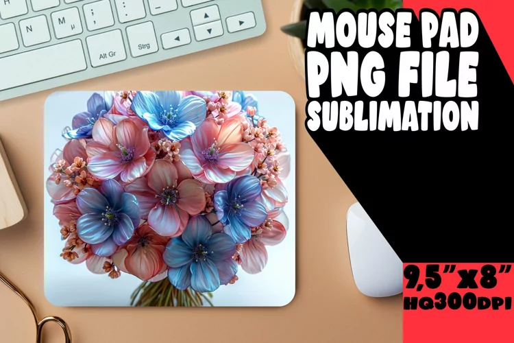 Playful Vibrant Floral Design Pad: Colorful Charm