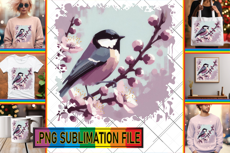 Bright TSHIRT Art Ideas PNG, Birds