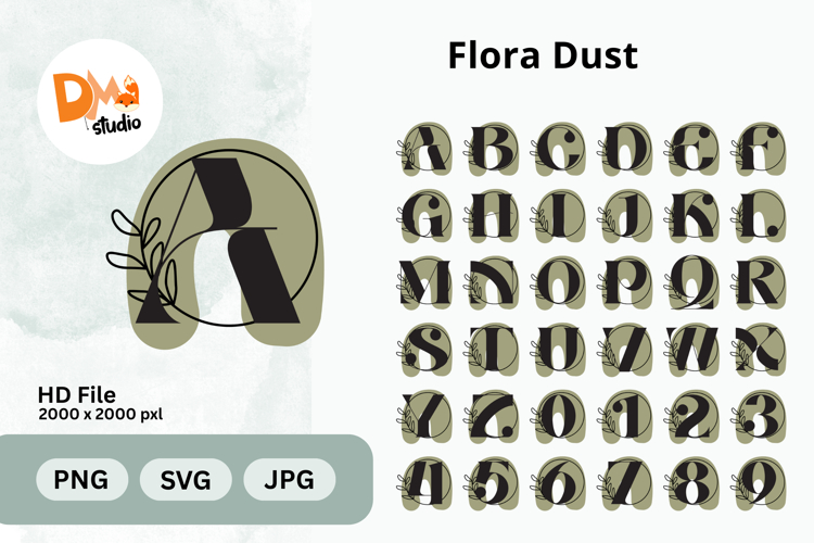 Flora Dust Monogram