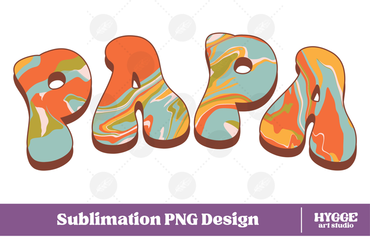 papa Png Retro Retro Mothers Day Mom Sublimation